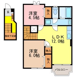 カーサヒラソールの物件間取画像